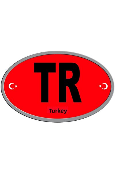 TELLGRAF مجموعة ملصقات ذات طابع TR (4 × 5 سم، 24 قطعة)