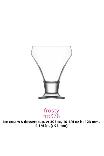 LAV Frosty 6" Dessert & Ice Cream Cup