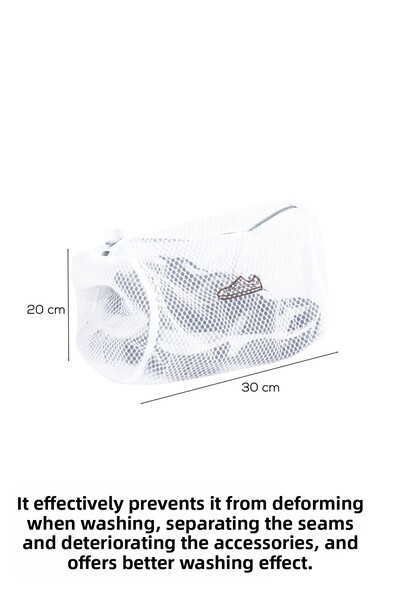 Porsima 3128 شبكة غسيل أحذية مع حجرة بسحاب وشبكة كيس مقاومة للتشوه
