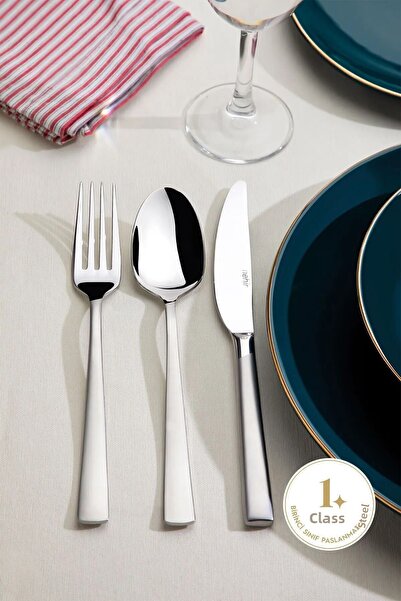 Nehir Sea Satin 12-Person 89-Piece Boxed Cutlery Set