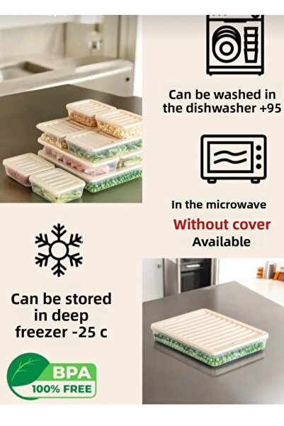 Soft Chef Refrigerator Organizer Ice Box Storage Container Ice Box Container Inside Cabinet Organizer