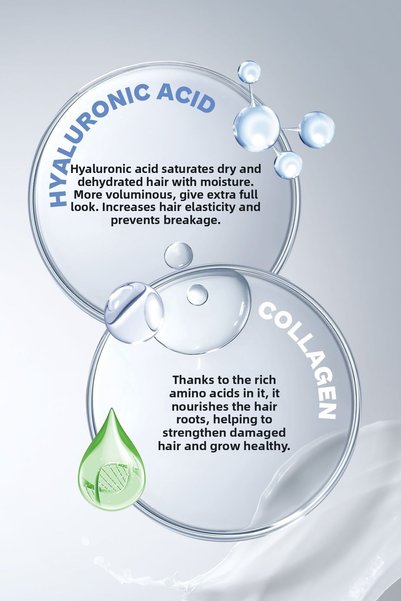 Urban Care Hyaluronic Acid & Collagen Special Hair Care Serum for Dry and Lifeless Hair - 75ml - Uv Protection