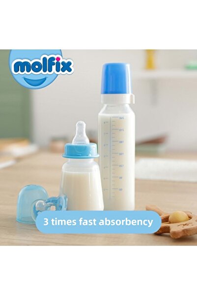 Molfix Baby Diaper Size: 4 (7-14kg) Maxi 128 Pieces Mega Pk