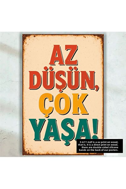 Hayat Poster gândiți-vă puțin, trăiți mult, citate motivaționale amuzante și ...