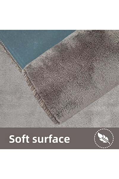 Bestekar Luvora Brown Flat Non-Slip Sole Machine Washable Soft Triple Bath Set