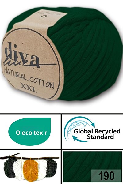 Diva İplik ديفا قطن طبيعي Xxl 190 رأس بطة