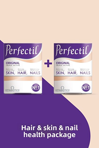 Perfectil 2-Pack Advantage Pack with Vitamin and Biotin - for Hair Skin Nail ...