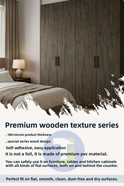 Technojet Premium Series Self Adhesive Wood Pattern Pvc Veneer – 60Cmx300Cm