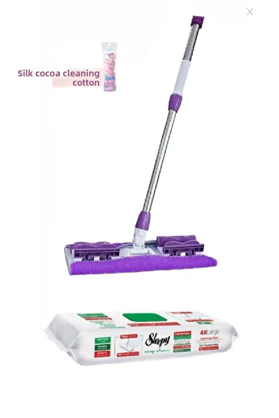 Sleepy ممسحة سهلة التنظيف مصنوعة من الألياف الدقيقة - متوافقة مع منشفة تنظيف الأرضيات