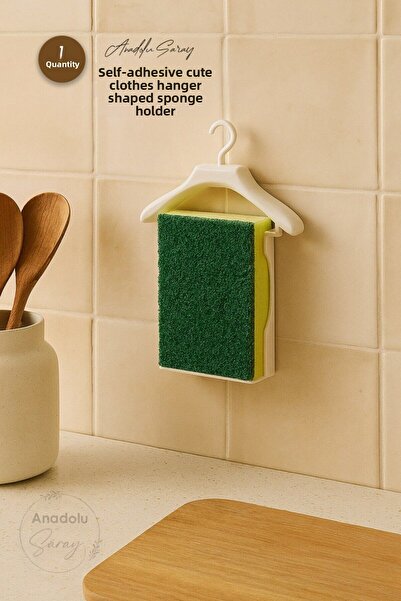 Anadolu Saray Suport autoadeziv drăguț pentru haine, în formă de cuier, organ...