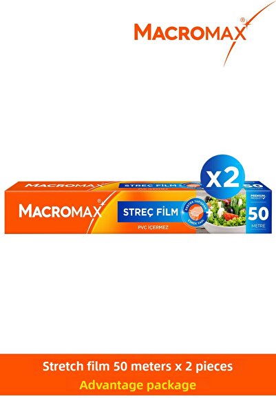MACRO MAX Stretch Film 50 Mt X2 - 100 Mt