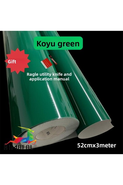 RİMAFOL Тъмнозелено самозалепващо фолио с въздушни канали 52 см х 3 м