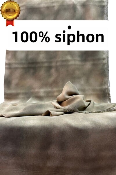 kumaş sarayı قماش شيفون فستان تونيك من القماش الرقيق المتدفق - عرض 150 سم