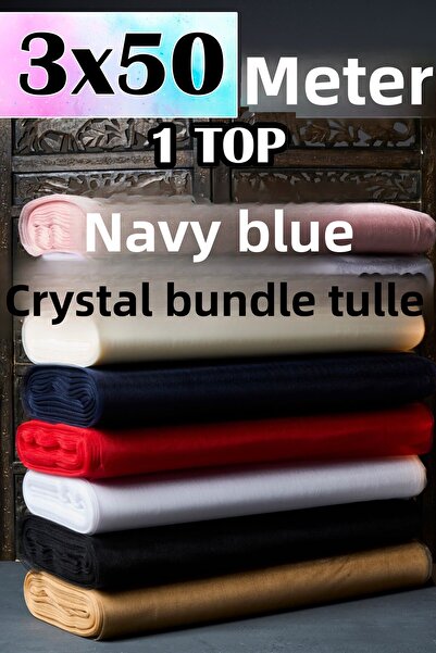 Dantelux Tul de cristal multifuncțional (Bohça Tulle) 3x50 metri (1 minge) - ...