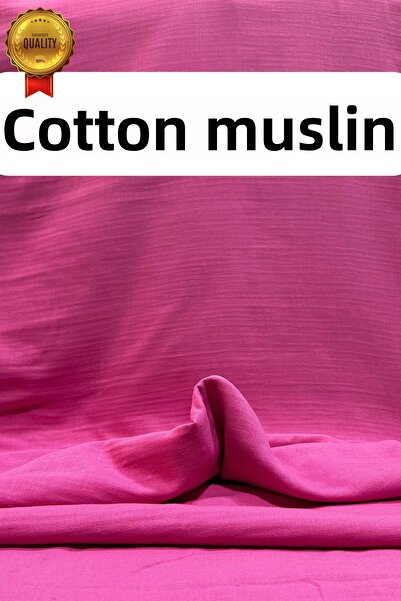 kumaş sarayı bumbac 100% Țesătură de muselină Țesătură moale și respirabilă, prietenoasă pentru bebeluși - 150 cm lățime