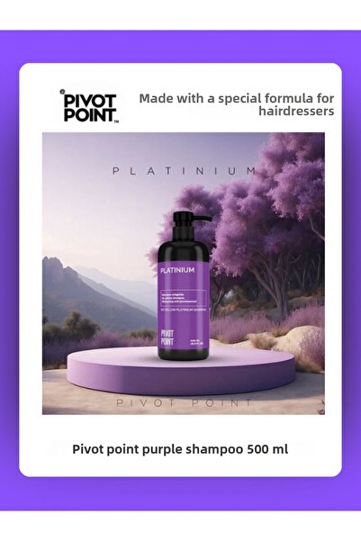 PIVOT POINT Purple Shampoo Hair Juice Special Gold Reducing 500 ml