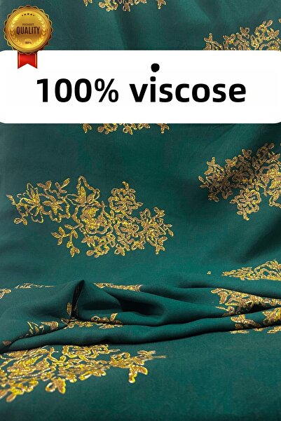 kumaş sarayı Țesătură din viscoză 100% cu model damasc importat – Design elegant și clasic – pentru rochii / decorativ 5 culori diferite