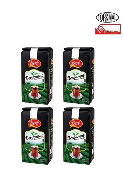 Berk شاي بنكهة البرغموت 500 جرام × 4 قطع (2 كجم)
