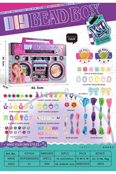 BAŞEL OYUNCAK مجموعة حافظة مطرزة بسوار راديو DIY /Ksy924