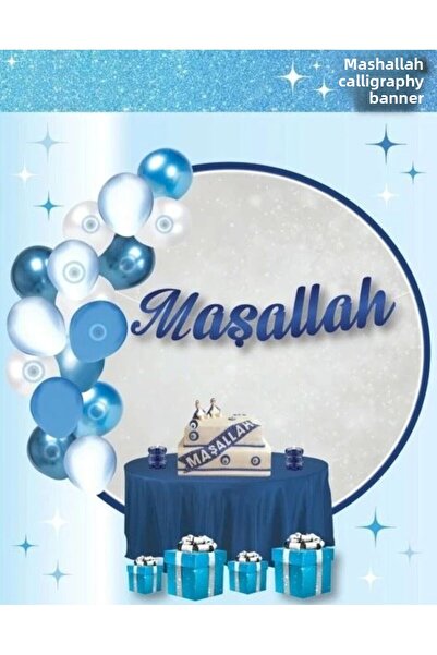 asöy Mashallah Scriere Concept tematică circumcizie Ornament de cameră Carton...