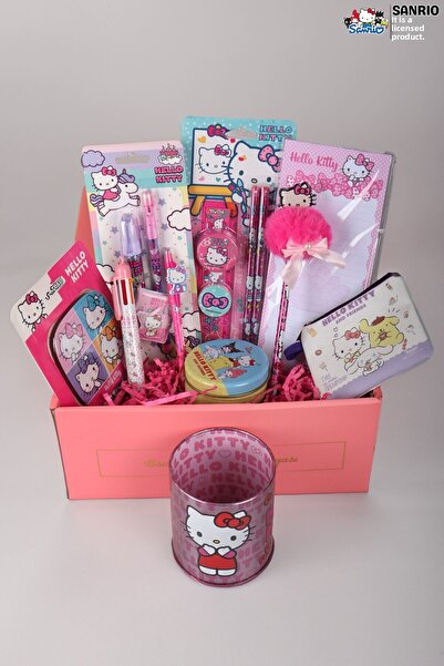 Hello Kitty مجموعة قرطاسية HELLO KITTY مرخصة من DEKOMUS مكونة من 17 قطعة، قلم...