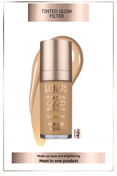 Lollis Tinted Glow Filter Radiant Makeup Base Illuminating Primer That Gives ...