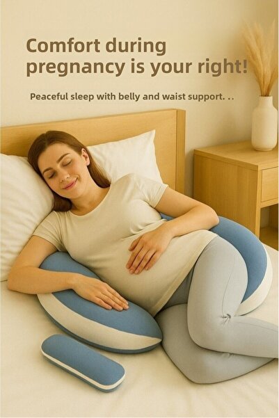 Lucky Day وسادة الحمل الزرقاء متعددة الوظائف - دعم النوم