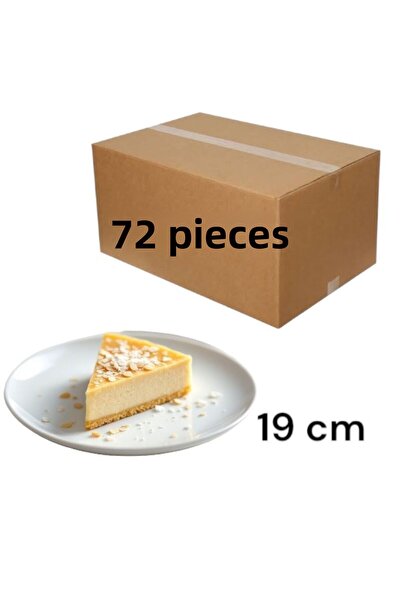 BARITCIOGLU Plate for Serving Home Restaurant Serving Plate 19 cm X 72 Pcs Parcel