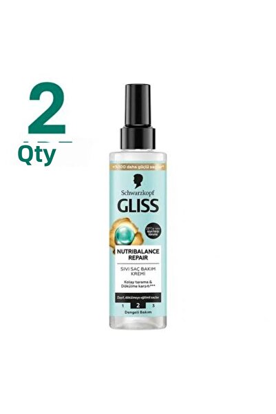 Gliss بلسم سائل جليس نيوتريبالانس لإصلاح وتساقط الشعر 200 مل 2 قطعة370446