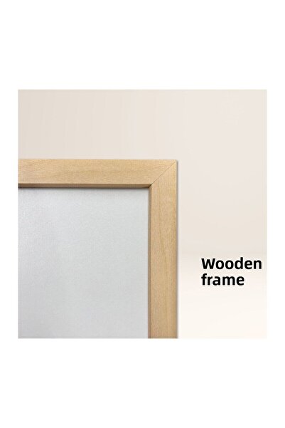 NT Handmade Natural Wooden Framed Uv Printing Coffee Wall Painting – Modern & Stylish Coffee Corner Wall Decor