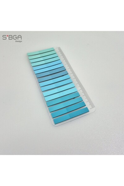 sibga tasarım Thin Strip 320 Sheets Transparent Color Postit Post-It Post It. Bookmark Bookmark Postit Sticker