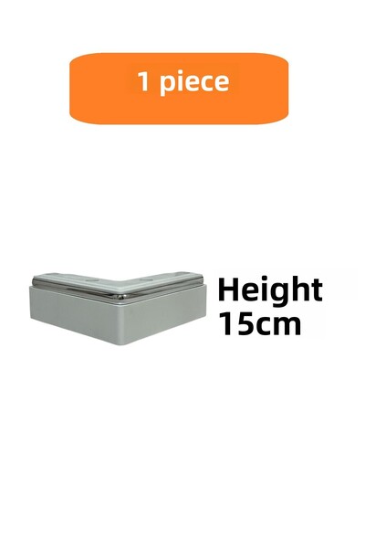 HOMDEP Canapea Fotoliu Unitate TV Consolă Upgrade Model L Picioare din plastic Alb 5cm 1buc