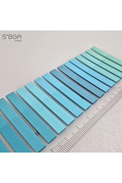 sibga tasarım Thin Strip 320 Sheets Transparent Color Postit Post-It Post It. Bookmark Bookmark Postit Sticker