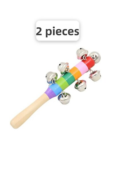 leo butik Handbell Rattle Nostalgic Toy for Children Baby Teenagers