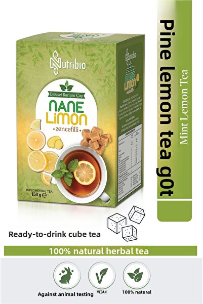 nutribio Mint Lemon Tea 150 Gr - Cube