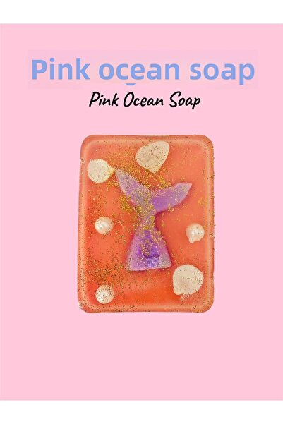 MHYSSA naturals صابون المحيط الوردي الطبيعي المصنوع يدويًا