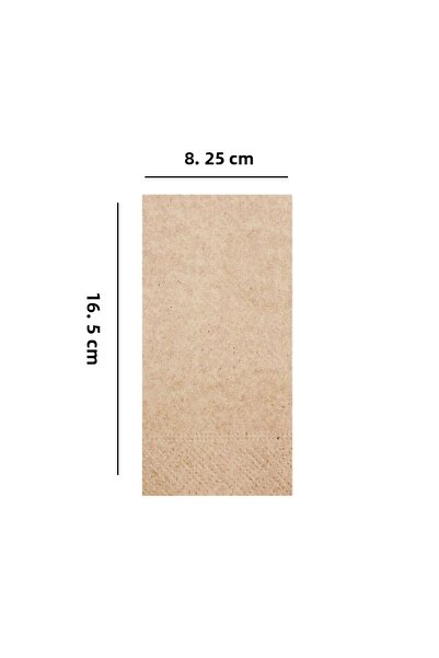 alenked 33 × 33 سم 2 طبقة 20 منديل ورق كرافت قابل للطي