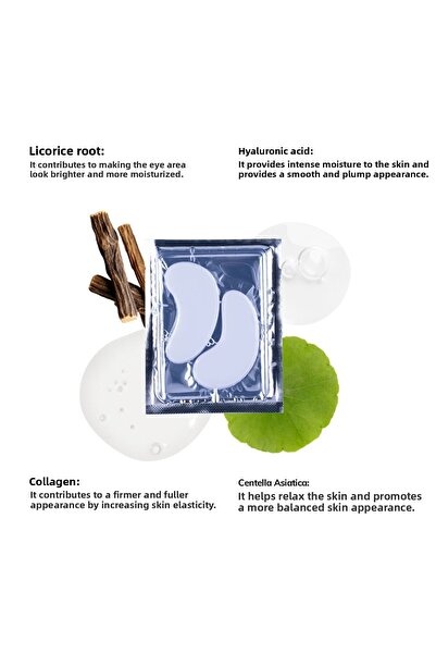 Lyn Skincare قناع العين الفردي المرطب والإصلاح بالكولاجين