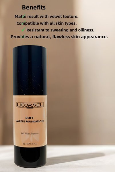 Licorael Dubai كريم أساس ماتي M1