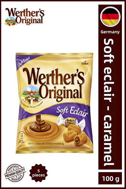 Werthers إكلير كراميل ناعم أصلي من ستورك ويرثر 100 جرام
