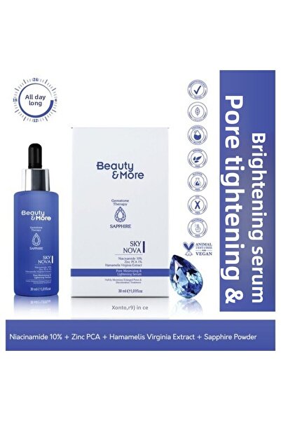 BeautyandMore بيوتي آند مور سيروم سافير سكاي نوفا لشد المسام وتفتيحها 30 مل
