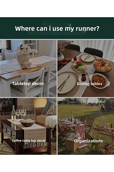 Wellstil Sora |   Linen Gingham Red Runner 40 X 150 cm