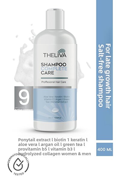 The Liva شامبو كيراتين للعناية بالشعر مضاد لتساقط الشعر وذيل الحصان والبيوتين...