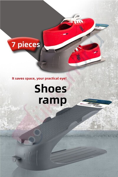 Dükkanönü Ράμπα παπουτσιών 7 τεμαχίων Anthracite - Organizer Shoe Organizer