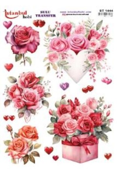 İstanbul Hobi ورق نقل مائي 25x35 سم ST-1444