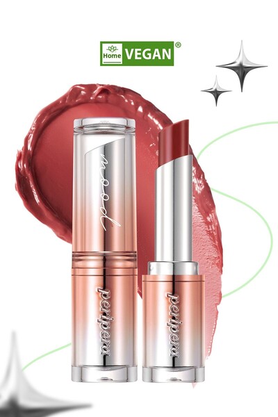 PERIPERA مرطب الشفاه النباتي - ترطيب مكثف، حبر بيريبيرا، توهج المزاج (6 وردات...