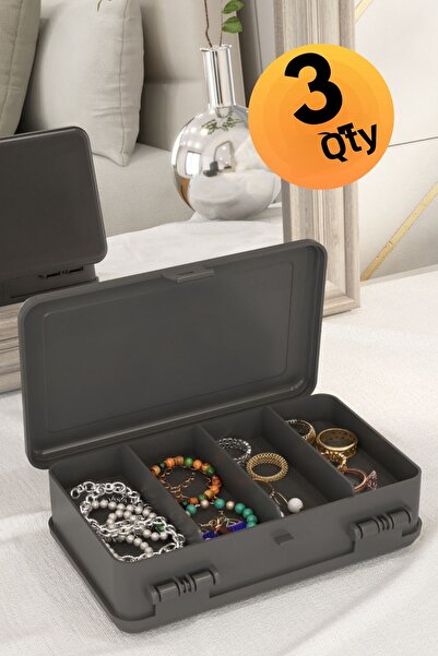 DOVİHOME 3 قطع من منظم مكياج ومستحضرات التجميل من هوب