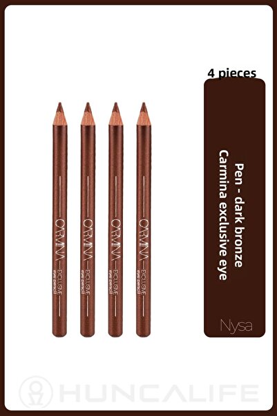 Huncalife Exclusive Eye Pencil Dark Bronze - 4 Pieces