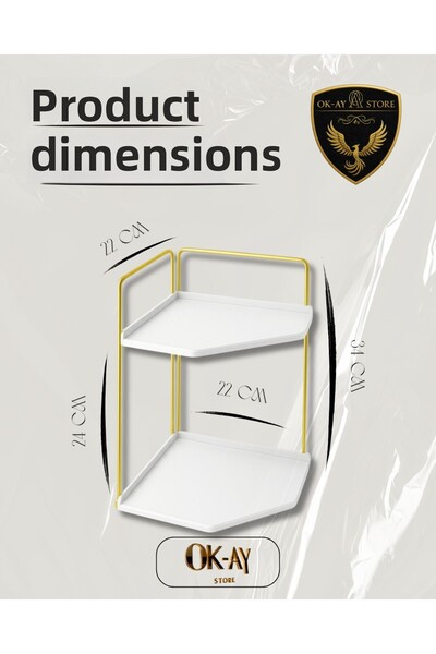 Okay Διακοσμητικός Ξύλινος Οργανωτής |   Οργανωτής από ανοξείδωτο χάλυβα – Κουζίνα, Μπάνιο, Σαλόνι, Γραφείο