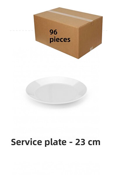 BARITCIOGLU Melamine Serving Plate 23 cm 96 Pieces